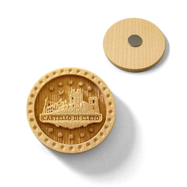 Calamite in legno con incisione 3D Castello di Cleto (CS)