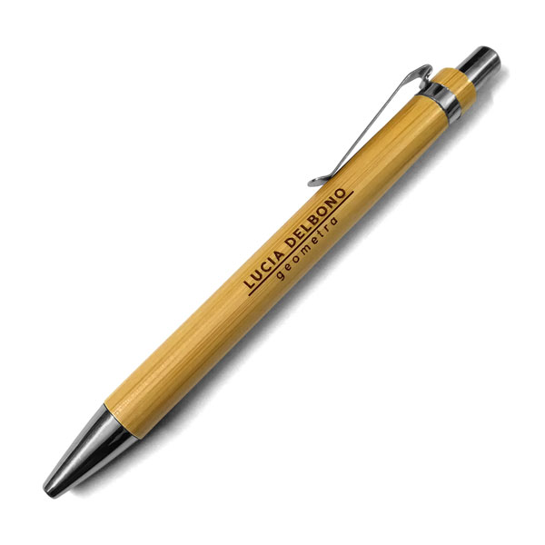 Penne in bambù personalizzate gadget promozionali aziendali