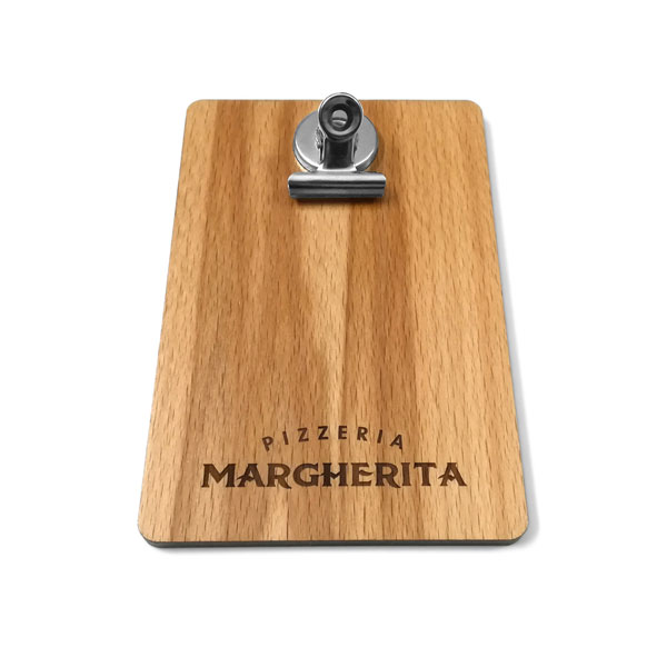 Tavolette porta conti e scontrini in legno personalizzate